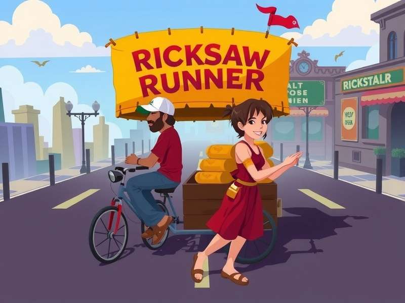 Rickshaw Runner Game Banner